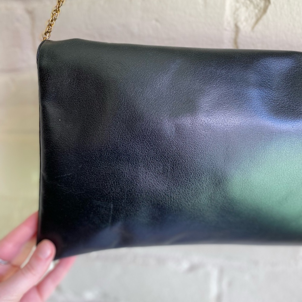 C. Fiori C Fiori black & gold crossbody purse bag vintage - Picture 12 of 13